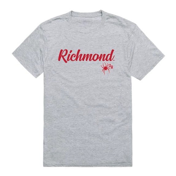 W Republic University of Richmond Script T-Shirt, Heather Grey - Extra Large