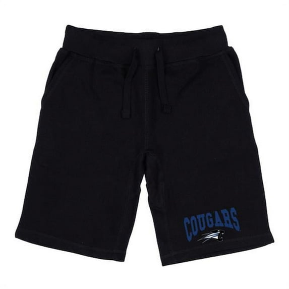 W Republic University of Saint Francis Cougars Premium Shorts, Black - Extra Large