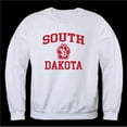 thumbnail image 1 of W Republic 568-148-WHT-04 University of South Dakota Coyotes Seal Crewneck Sweatshirt, White - Extra Large, 1 of 1