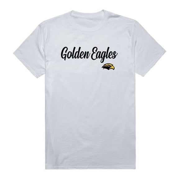 W Republic 554-151-WHT-05 University of Southern Mississippi Script T-Shirt, White - 2XL