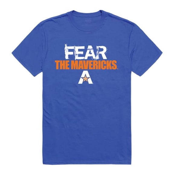 W Republic University of Texas at Arlington Fear College Short Sleeve T-Shirt, Royal - Large