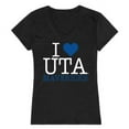 thumbnail image 1 of W Republic  University of Texas at Arlington I Love T-Shirt for Women, Black - Large, 1 of 1