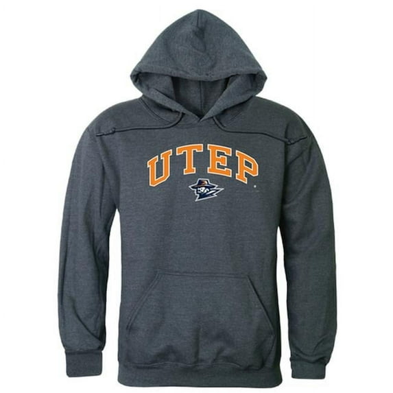 W Republic University of Texas at El Paso Campus Hoodie, Heather Charcoal 2 - Extra Large