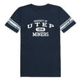 thumbnail image 1 of W Republic 533-434-NVY-05 University of Texas at El Paso Women Property Football T-Shirt, Navy - 2XL, 1 of 1