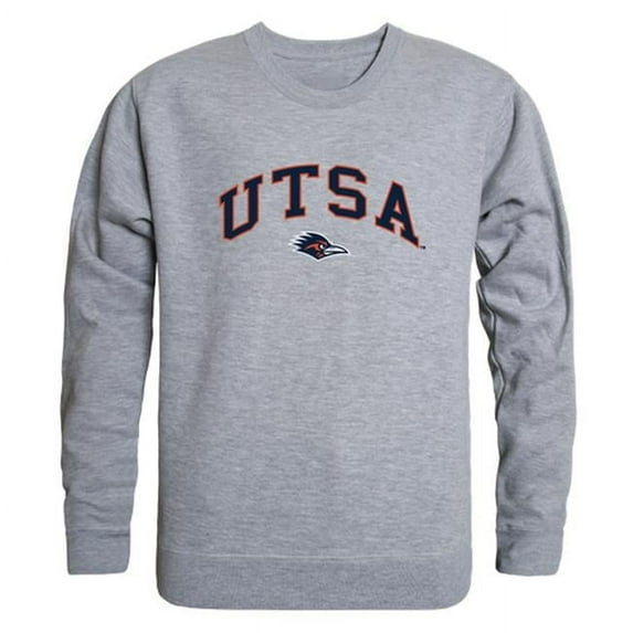 W Republic 541-435-HGY-04 University of Texas at San Antonio Campus Crewneck T-Shirt, Heather Grey - Extra Large