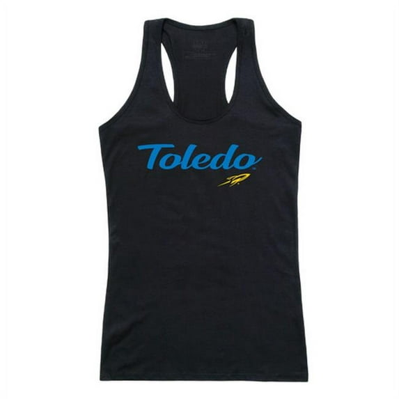 W Republic University of Toledo Script Tank Top for Women, Black - Extra Large