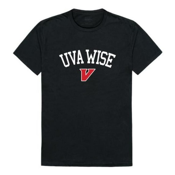 W Republic University of Virginias College at Wise Cavaliers Arch T-Shirt, Black - Extra Large