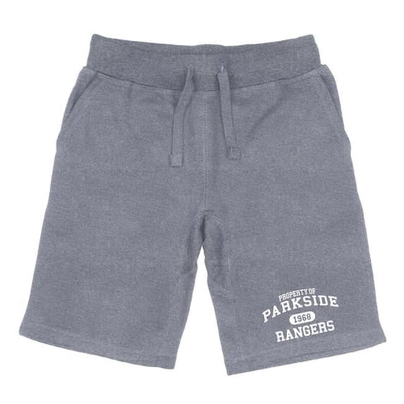 W Republic University of Wisconsin-Parkside Rangers Property Shorts, Heather Grey - 2XL