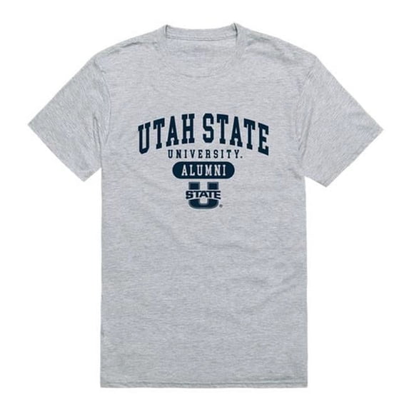 W Republic Utah State University Alumni T-Shirt, Heather Grey - Extra Large