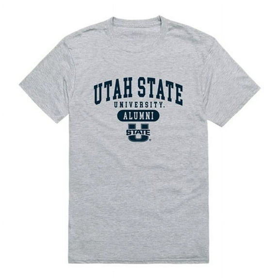 W Republic Utah State University Alumni T-Shirt, Heather Grey - Large