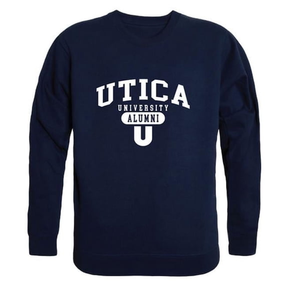 W Republic Utica College Pioneers Alumni Fleece Sweatshirt, Navy - Small