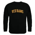 thumbnail image 1 of W Republic  Virginia Commonwealth University Rams Arch Crewneck Sweatshirt, Black - 2XL, 1 of 1