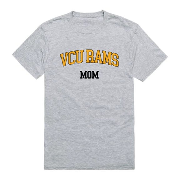 W Republic Virginia Commonwealth University Rams College Mom T-Shirt, Heather Grey - 2XL