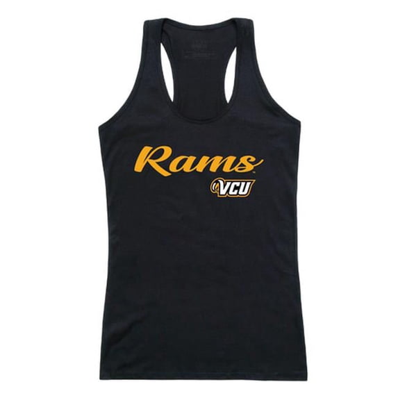 W Republic Virginia Commonwealth University Rams Script Tank Top, Black - Large