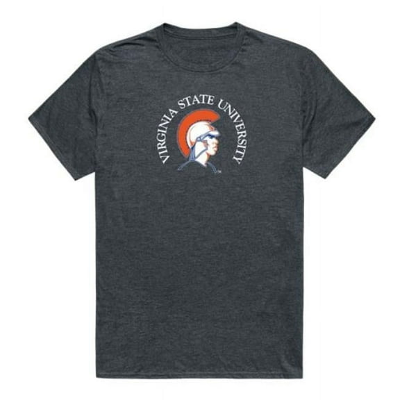 W Republic  Virginia State University Trojans Cinder College T-Shirt, Heather Charcoal - Large