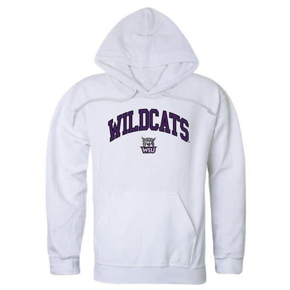 W Republic Weber State University Men Campus Hoodie, White - Extra Large