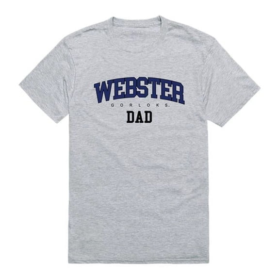 W Republic Webster University Gorlocks College Dad T-Shirt, Heather Grey - Extra Large