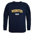 thumbnail image 1 of W Republic  Webster University Gorlocks Mom Crewneck Sweatshirt, Navy - Medium, 1 of 1