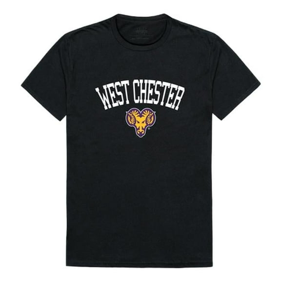 W Republic  West Chester University Rams Arch T-Shirt, Black - Small