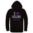 thumbnail image 1 of W Republic  West Chester University Rams I Love Hoodie, Black - Extra Large, 1 of 1