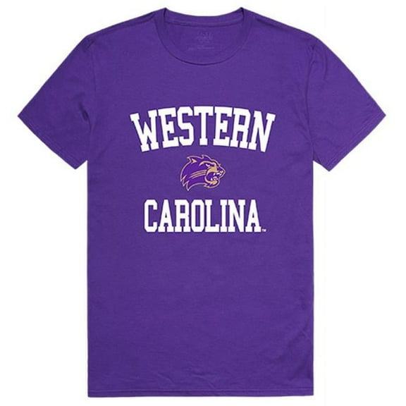 W Republic Western Carolina University Men Arch T-Shirt, Purple - Small