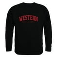 thumbnail image 1 of W Republic  Western Colorado University Mountaineers Arch Crewneck Sweatshirt, Black - Small, 1 of 1