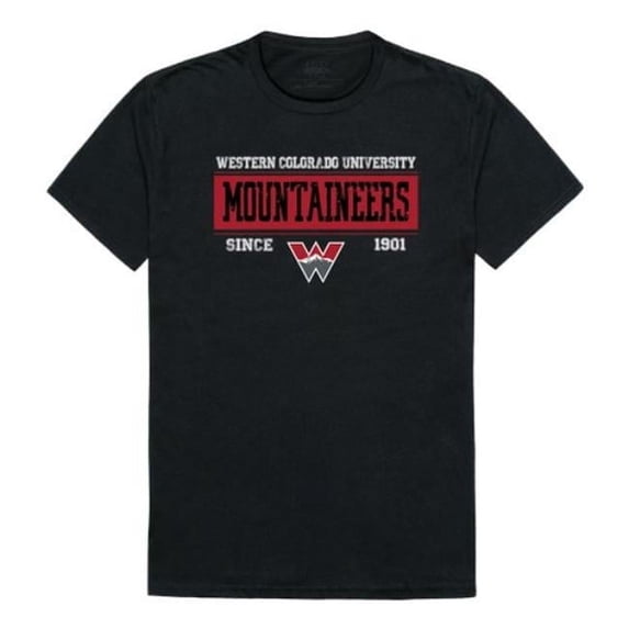 W Republic Western Colorado University Mountaineers College Established T-Shirt, Black - Extra Large