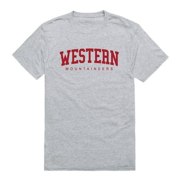 W Republic  Western Colorado University Mountaineers Game Day T-Shirt, Heather Grey - Large