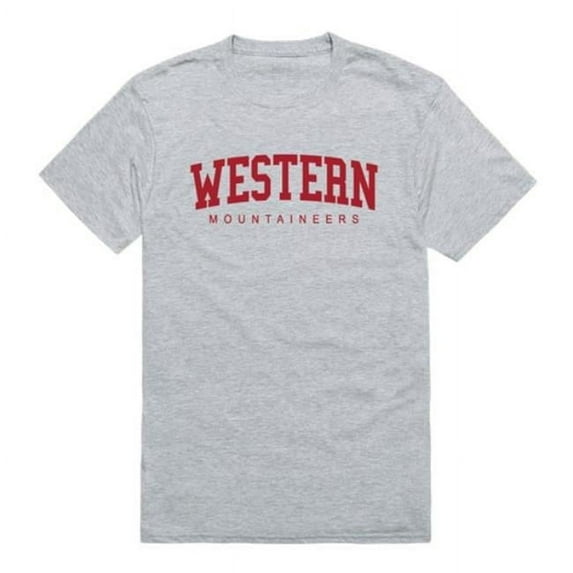 W Republic Western Colorado University Mountaineers Game Day T-Shirt, Heather Grey - Medium