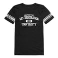 thumbnail image 1 of W Republic  Western Colorado University Mountaineers Women Property Football Short Sleeve T-Shirt, Black - 2XL, 1 of 1