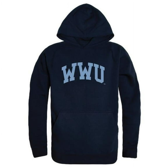 W Republic 547-252-NVY-03 Western Washington University College Hoodie, Navy - Large