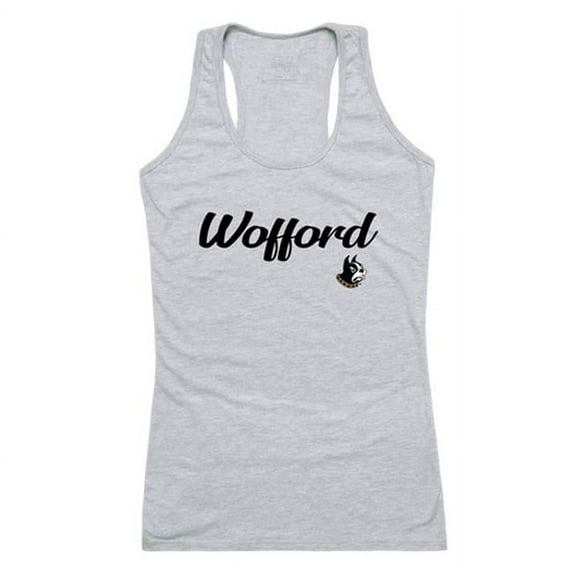 W Republic Wofford College Terriers Script Tank Top, Heather Grey - Large
