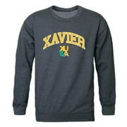 W Republic  Xavier University of Louisiana Campus Crewneck Sweatshirt, Heather Charcoal - Medium