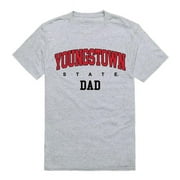 W Republic  Youngstown State University College Dad T-Shirt, Heather Grey - Extra Large