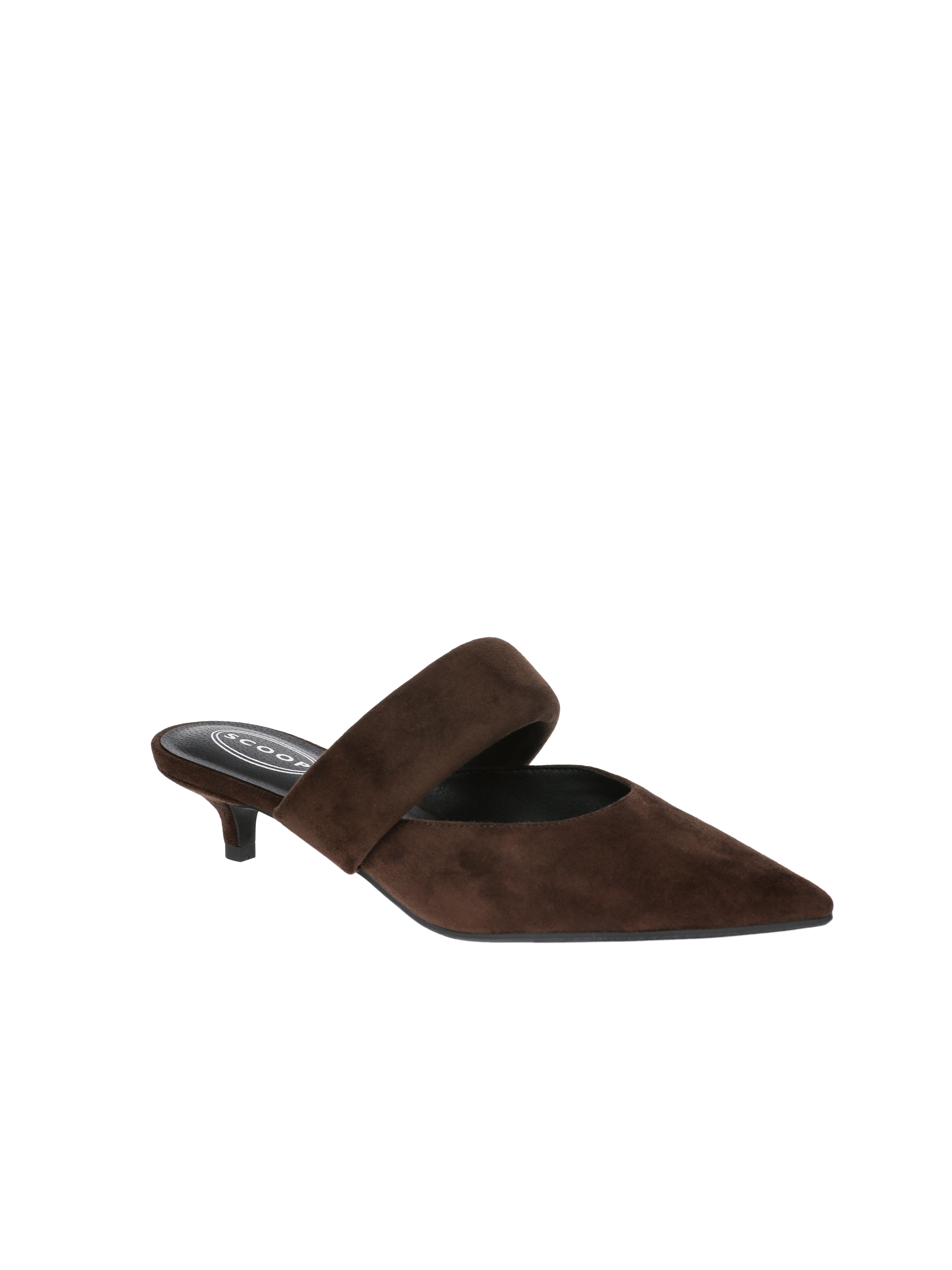 Scoop Women's Pointed Toe Kitten Heel Mary Jane Mules