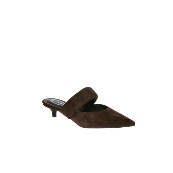 Scoop Women's Pointed Toe Kitten Heel Mary Jane Mules