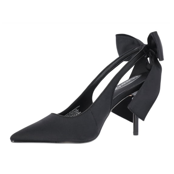 Scoop Women's Satin Slingback Heels with Bow