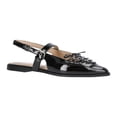 thumbnail image 1 of Scoop Women's Patent Faux Leather Corset Flats, 1 of 8
