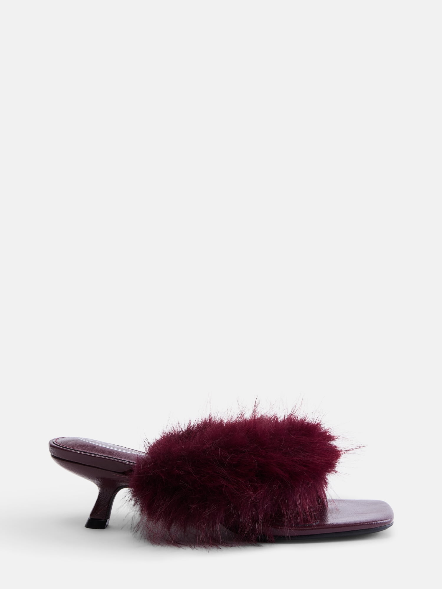 Scoop Women's Faux Fur Kitten Heels