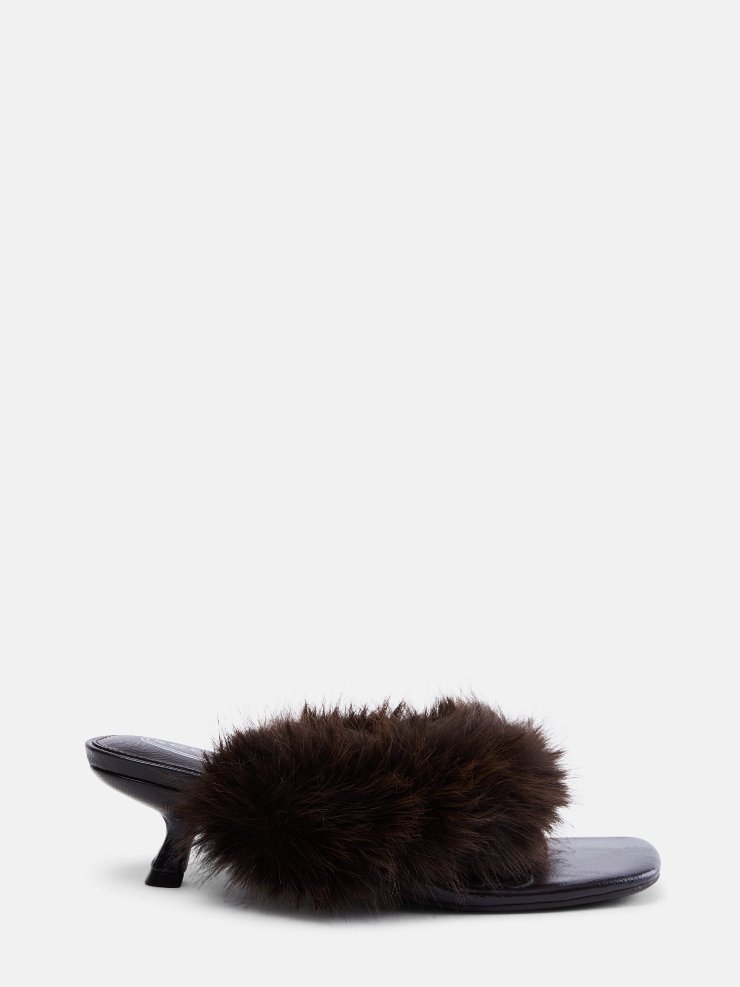 Scoop Women's Faux Fur Kitten Heels