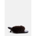 thumbnail image 1 of Scoop Women's Faux Fur Kitten Heels, 1 of 6
