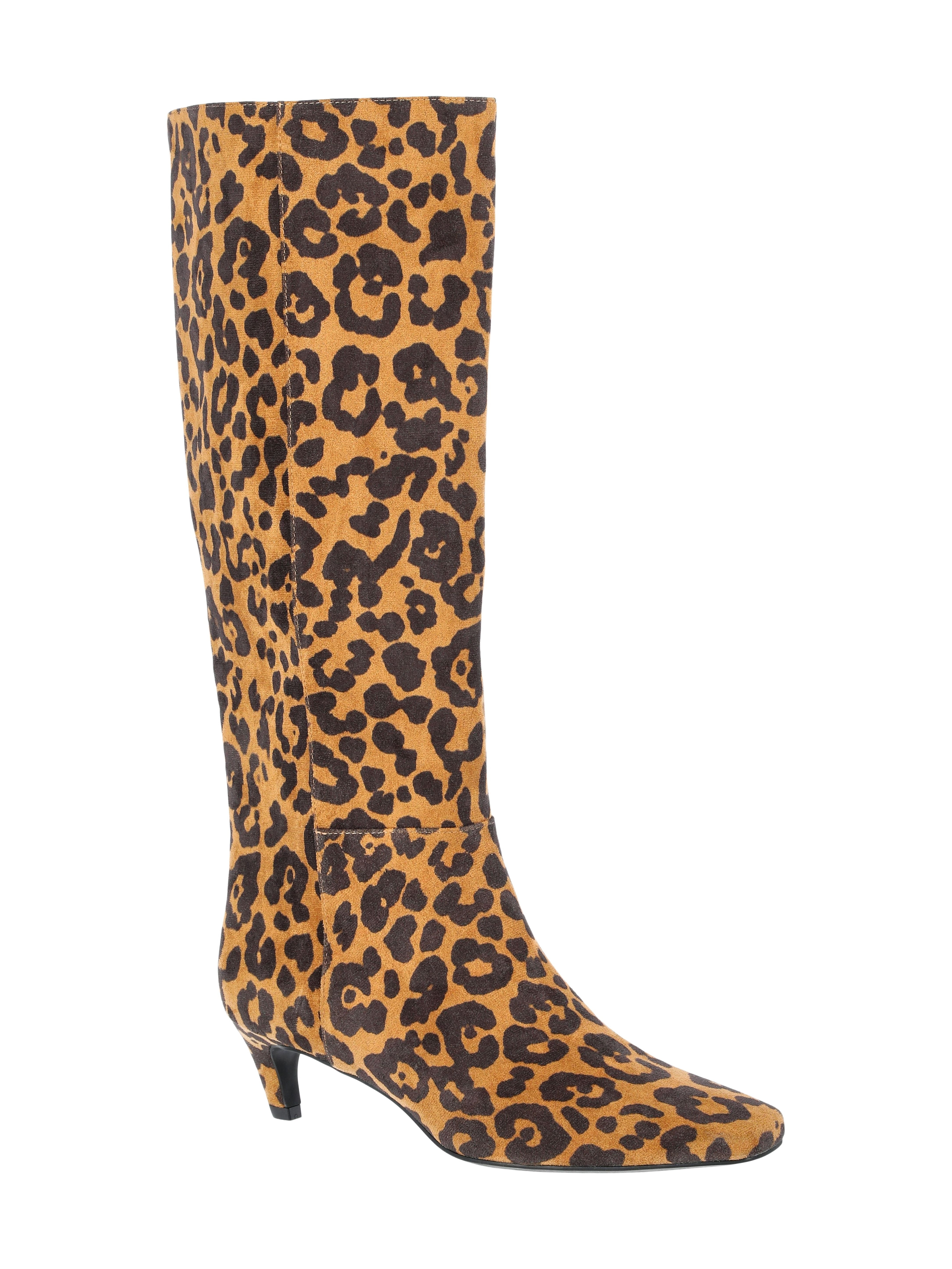 Scoop Women's Knee High Kitten Heel Boots (Wide Width