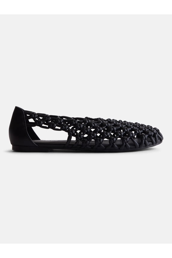 Women's Crochet Knot Ballet Flats