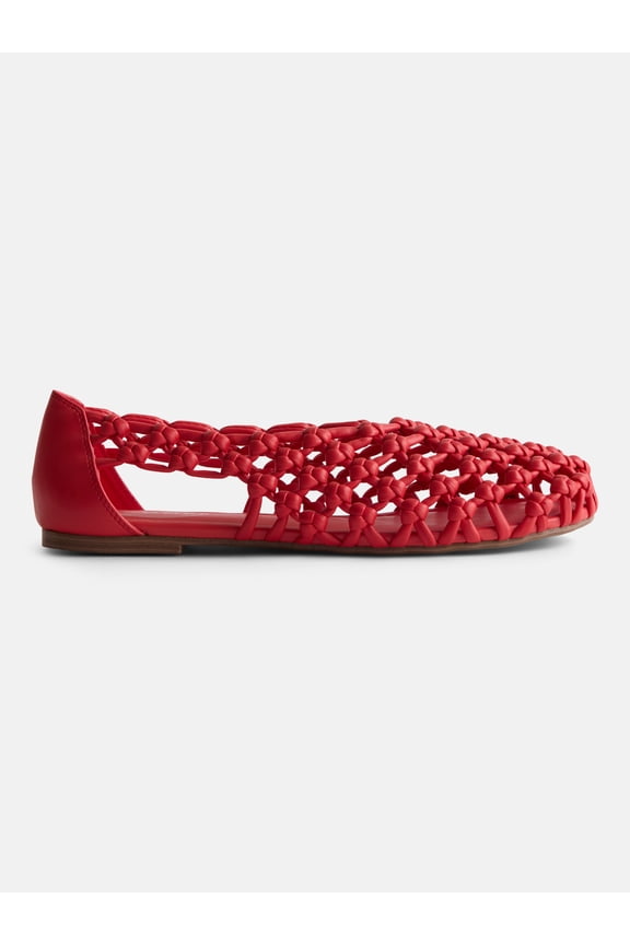 Women's Crochet Knot Ballet Flats