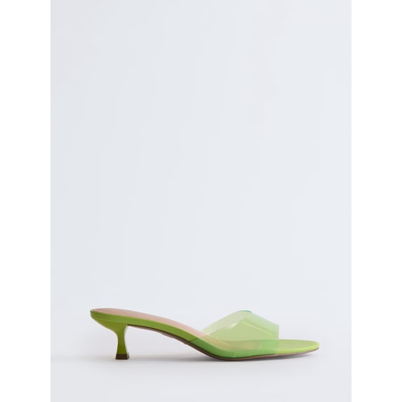 Scoop Women's Jelly Slide On Kitten Heels