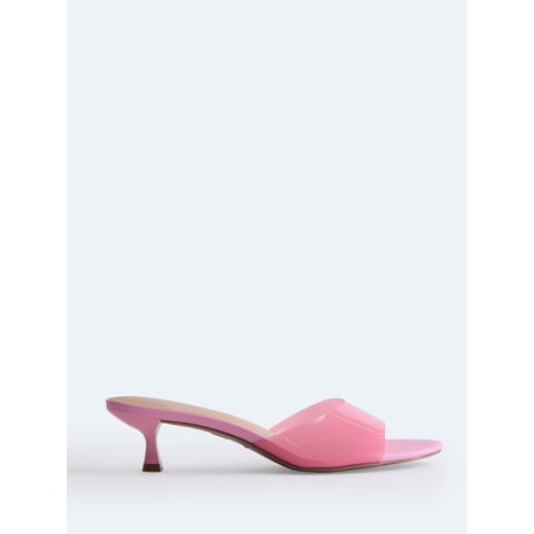 Women's Jelly Slide On Kitten Heels