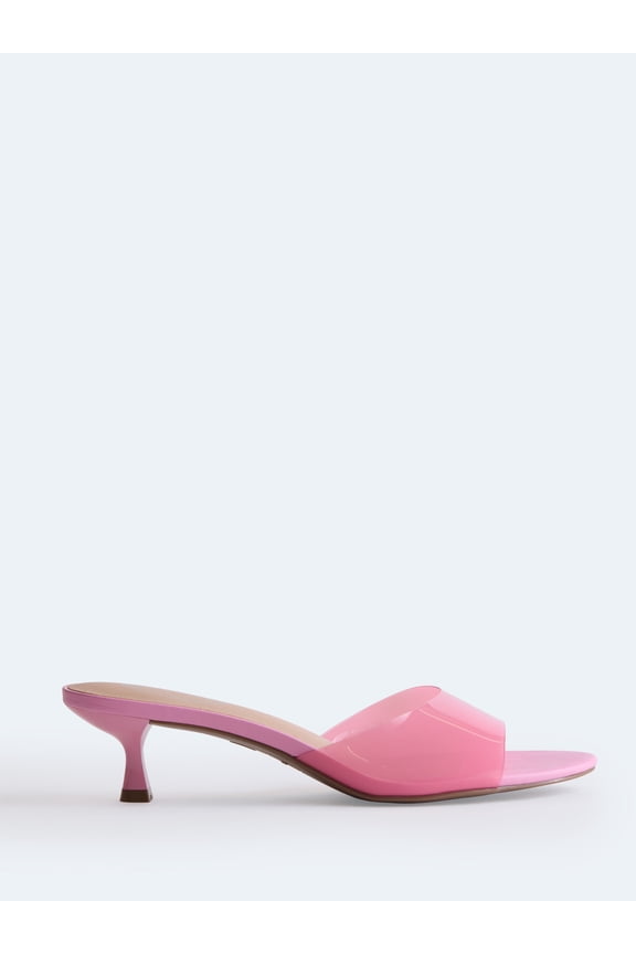Women's Jelly Slide On Kitten Heels