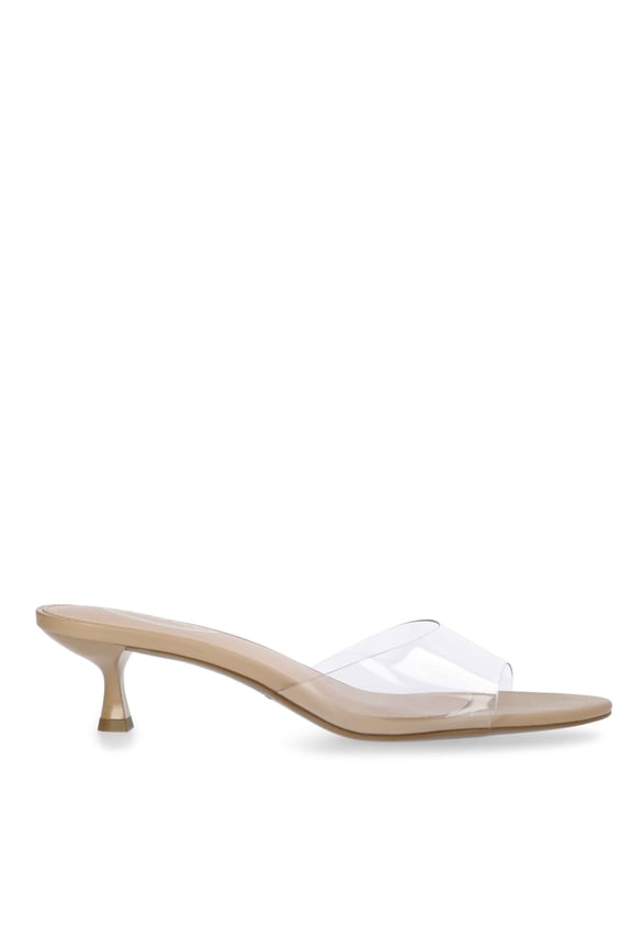 Women's Jelly Slide On Kitten Heels