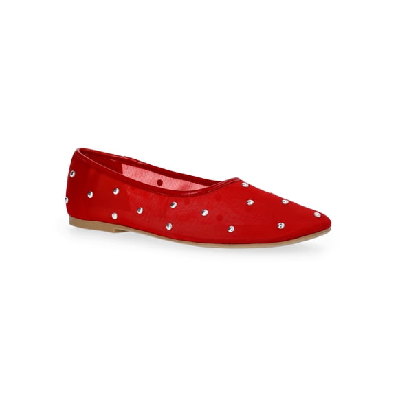 Scoop Women's Studded Mesh Flats