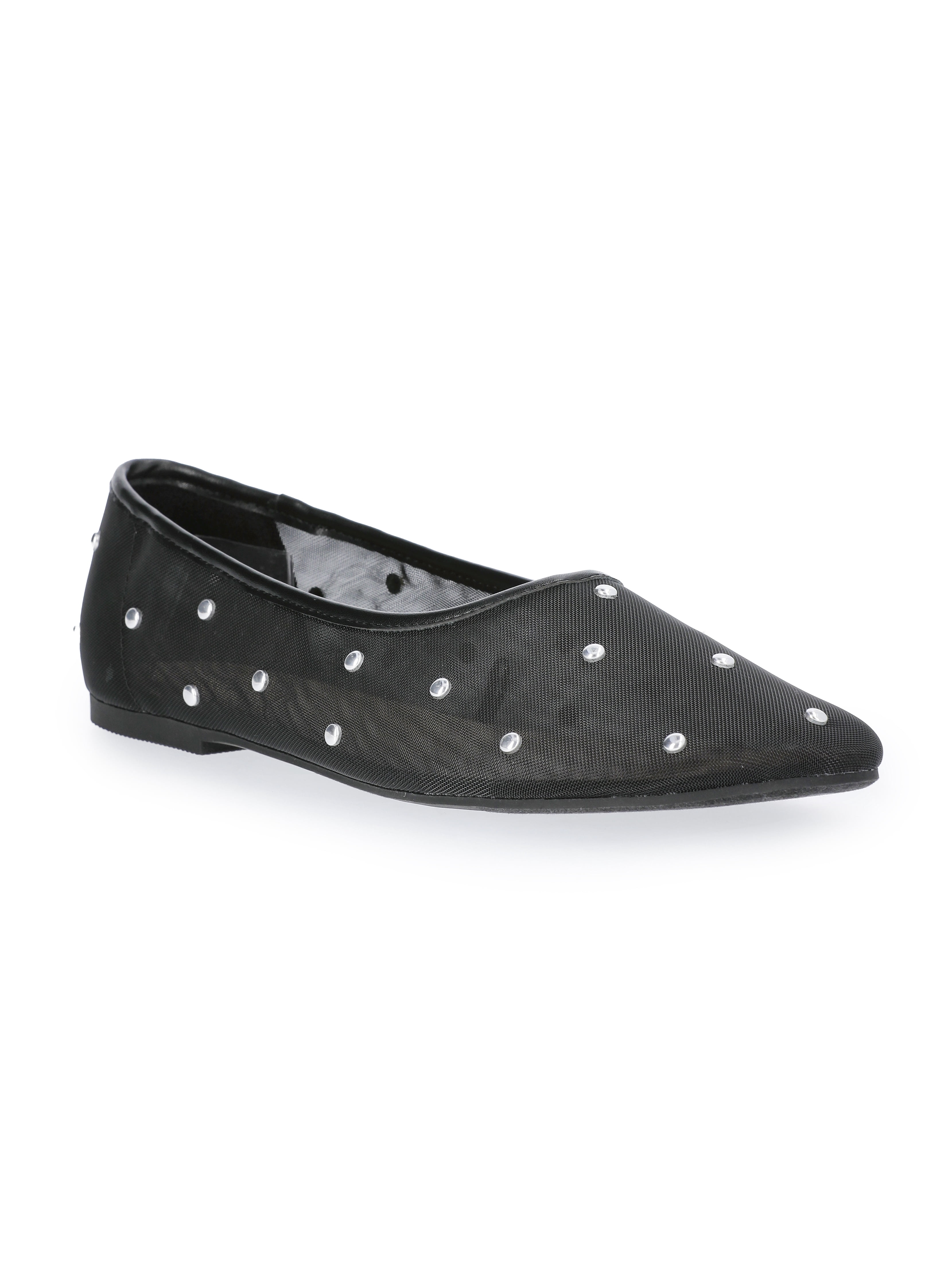 Scoop Women's Studded Mesh Flats